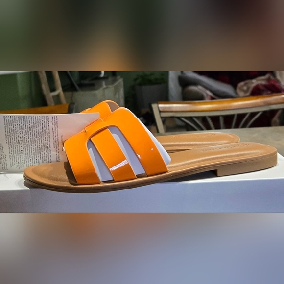 The Drop Women's Monika Flat H-Band Slide Sandal #783, 784, 785, 786 - Picture 5 of 11